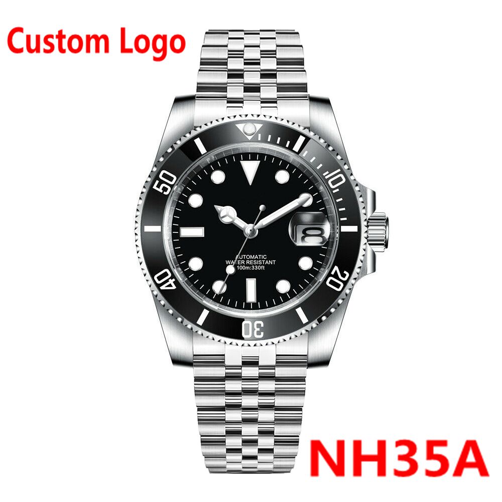 Stainless Bracelet Diver - Custom Logo Men Diver Watches 10bars