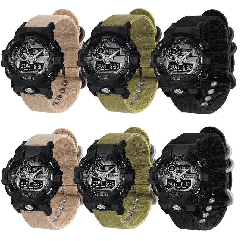 16mmCotton Canvas Nylon Replac - đánh giá và giá Casio Watch G-Shock Dw-5600