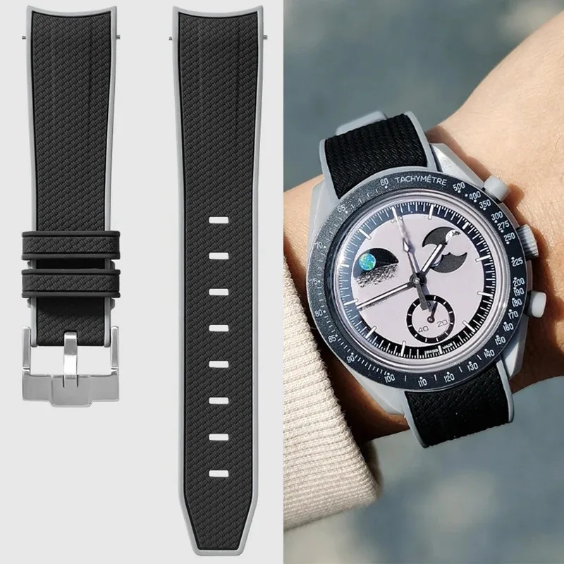 Curved End Strap for Omega X S - đánh giá và giá Omega Watch Speedmaster