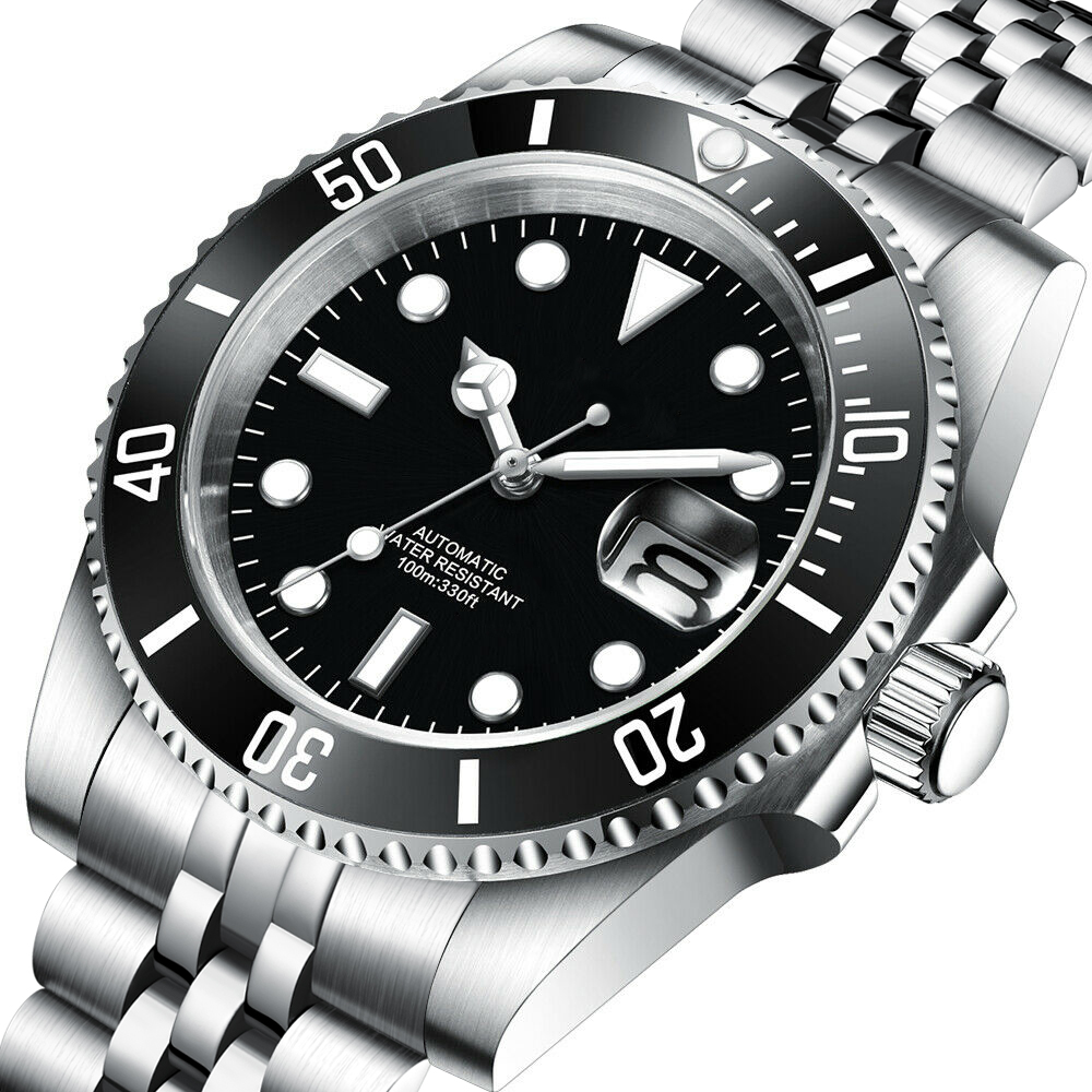 Custom Logo Men Diver Watches  - đánh giá và giá Stainless Bracelet Diver