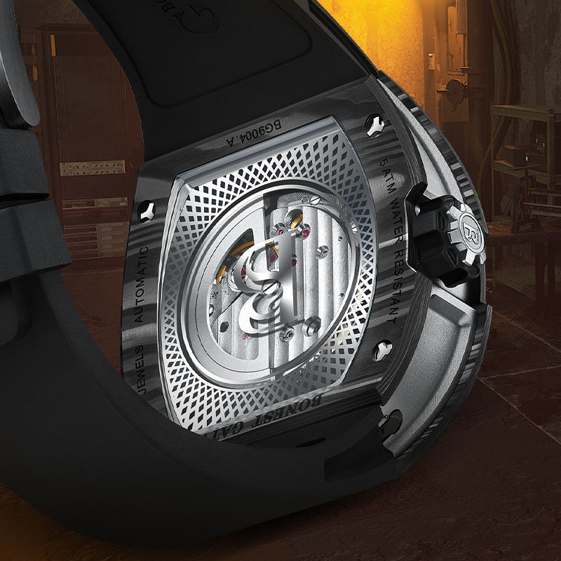 BONEST GATTI Men's Mechanical  - đánh giá và giá Rubber Strap Diver