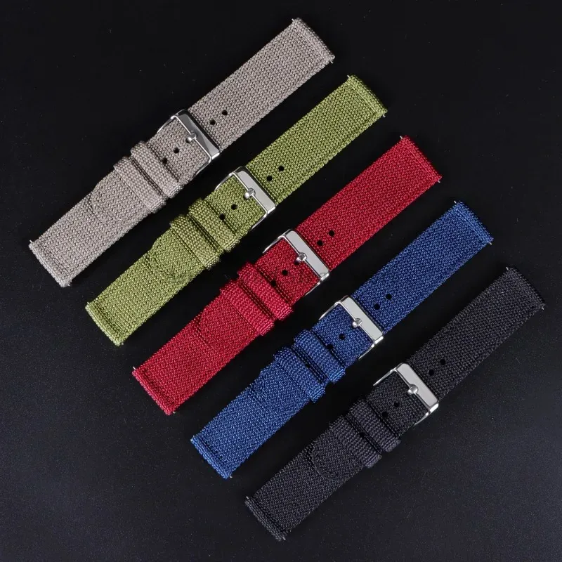 18 20 22 24mm Nylon Canvas Str - đánh giá và giá Nato Strap Nylon