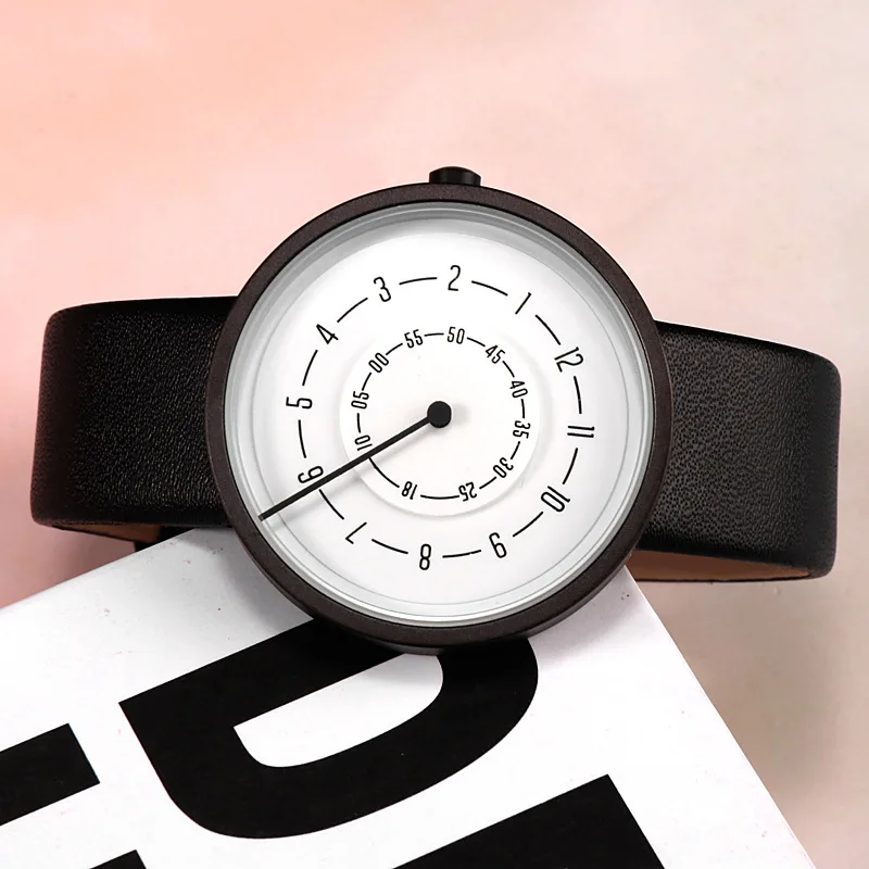 2020 Sáng Tạo Đồng Hồ Đơn Giản - đánh giá và giá Leather Watch Band Men