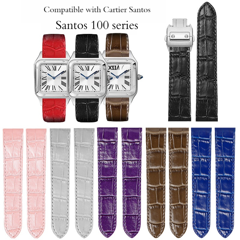 20 23MM genuine cowhide leathe - đánh giá và giá Cartier Watch Santos