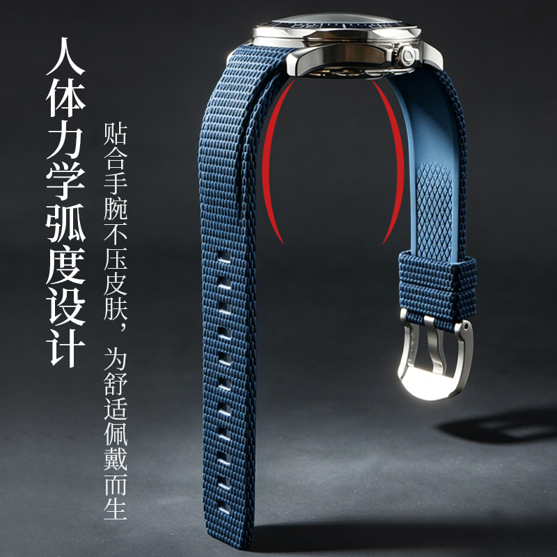 Curved End Fluororubber Watch  - đánh giá và giá Omega Watch Speedmaster