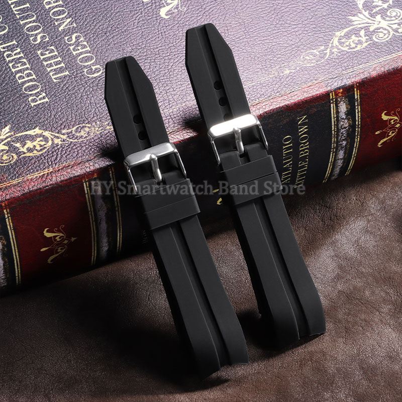 Curved End 22mm 24mm 26mm Sili - đánh giá và giá Silicone Band Women
