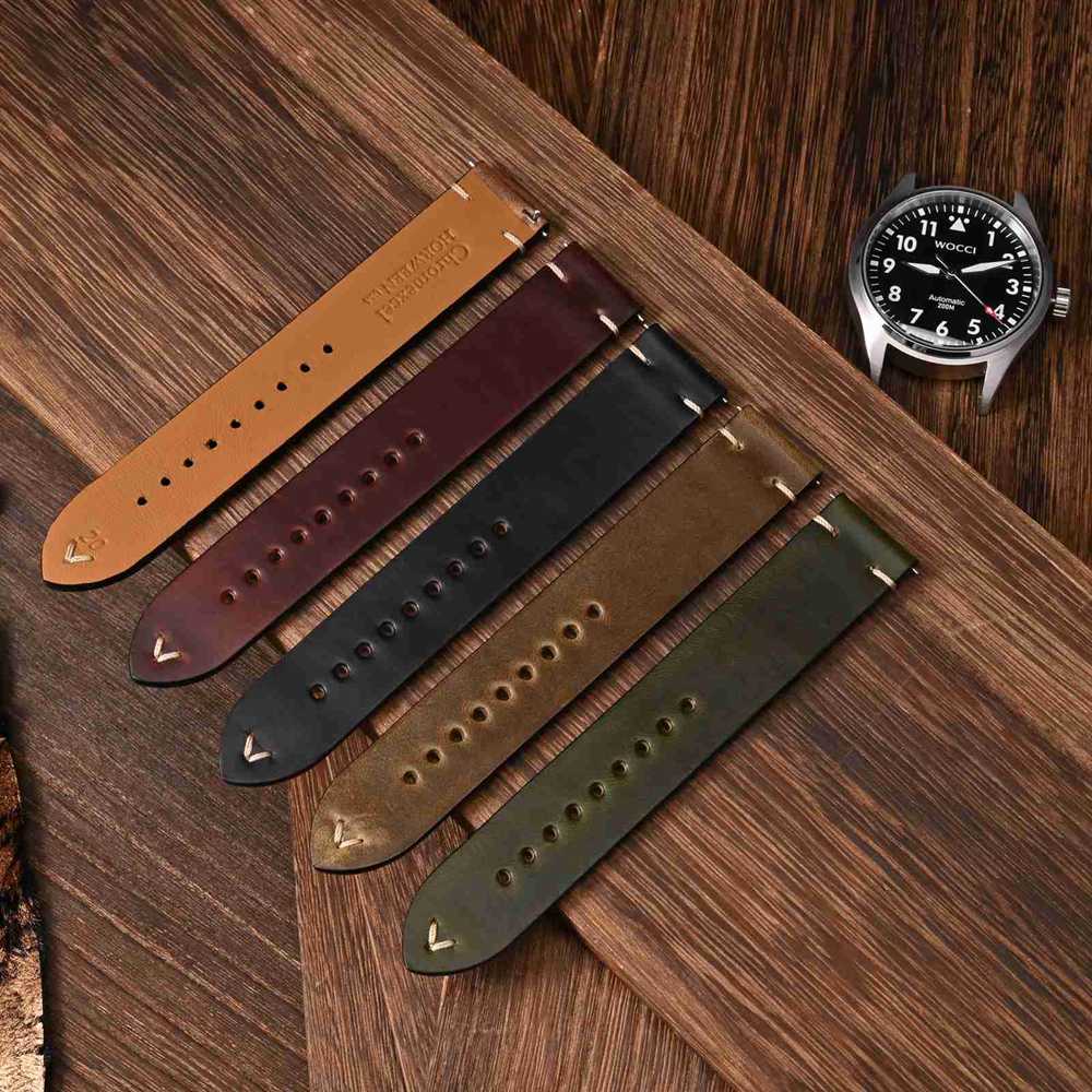 WOCCI Oil Wax Leather Watch St - đánh giá và giá Leather Strap Quick Release
